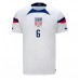 Camisa de Futebol Estados Unidos Yunus Musah #6 Equipamento Principal Mundo 2022 Manga Curta